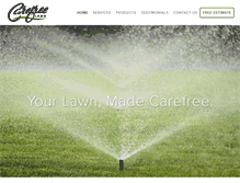 Tablet Screenshot of carefreesprinklers.com